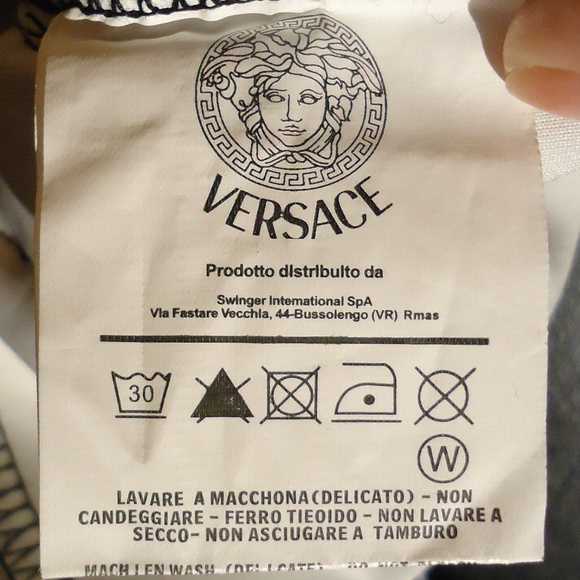 Jungle Zebra Print Versace Men's Set 2 pc Pants Hoodie RN# V00238-11562 S - Picture 9 of 12